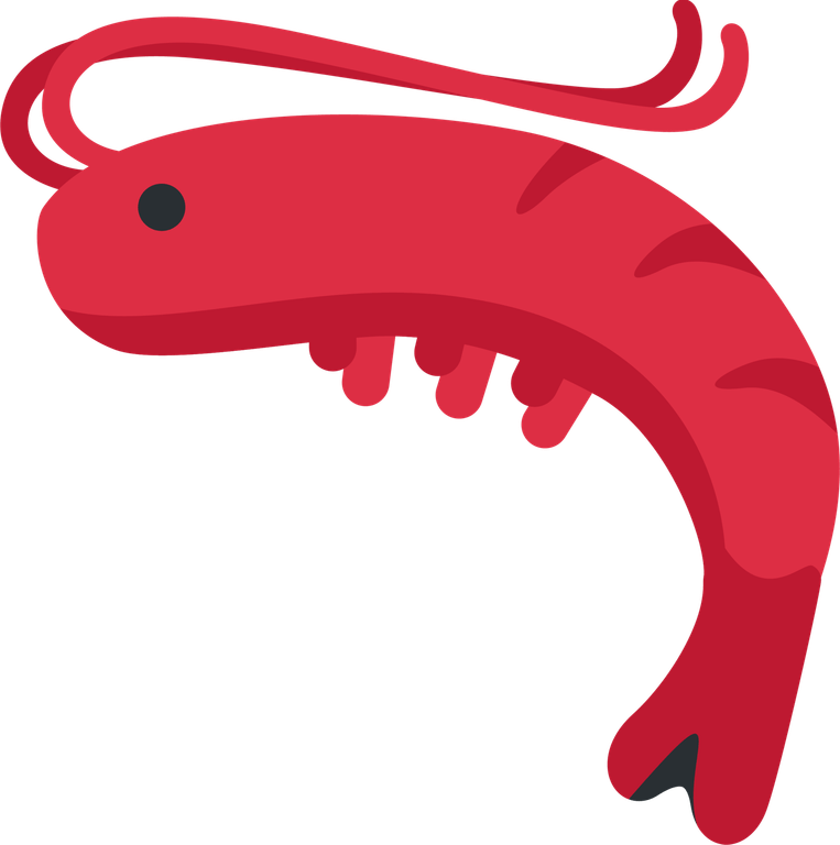 Shrimp Emoji PNG