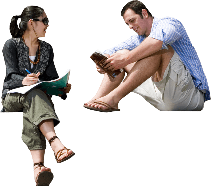 People Sitting PNG