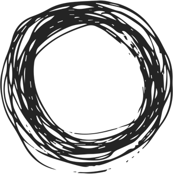 Scribble Circle PNG