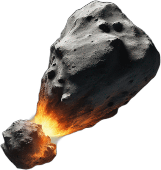 Meteor Hitting Earth PNG