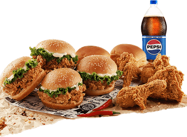 3 Zinger Burger PNG