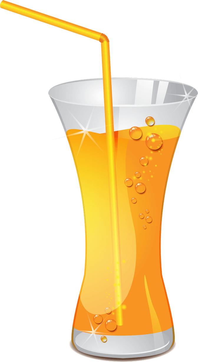 Orange Juice Splash PNG