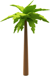 Palm Tree 3d PNG
