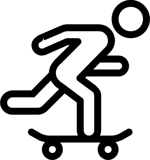 Skateboarding PNG