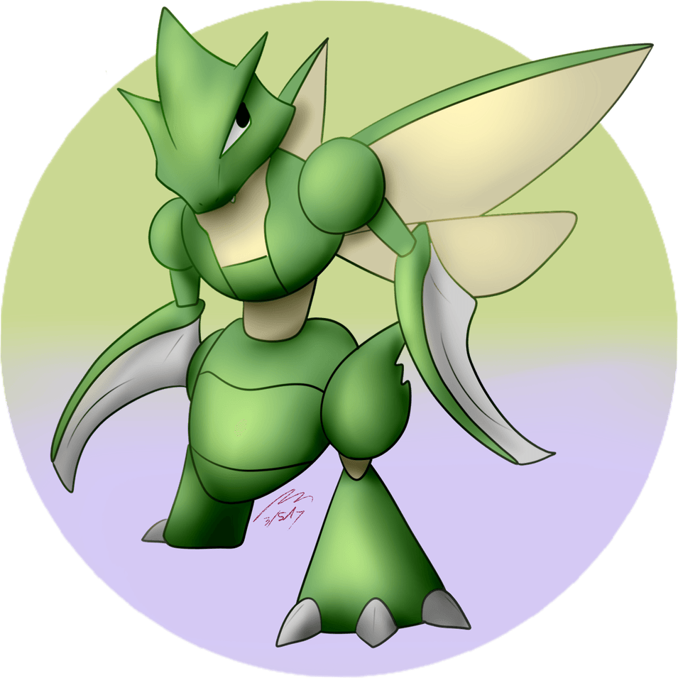 Scyther Pokemon PNG