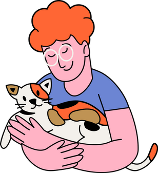 Holding Cat PNG