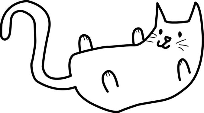 Cat Drawing PNG