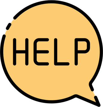 Help Text Bubble PNG