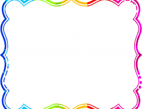 Rainbow Border PNG
