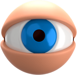 3d Eyeball PNG