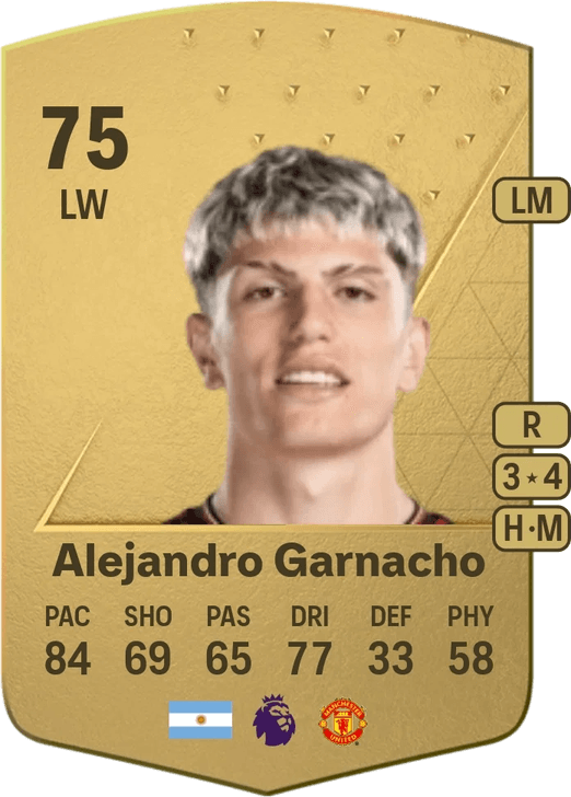 Alejandro Garnacho Fifa PNG