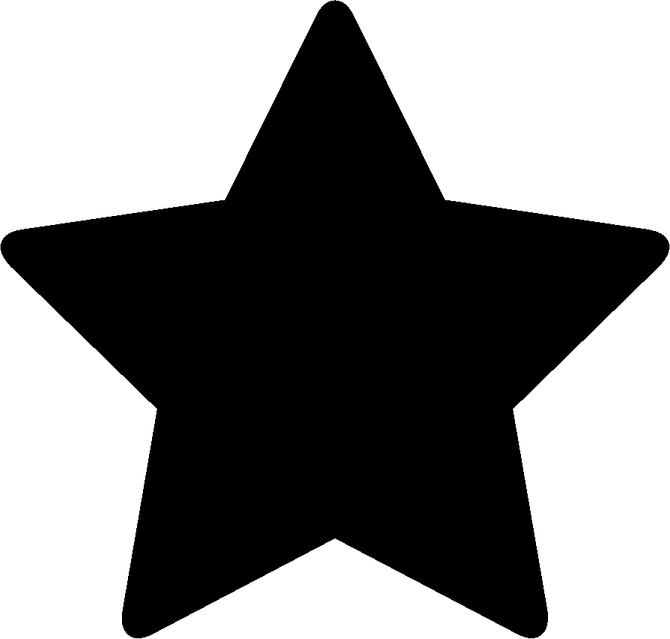 Black Star PNG