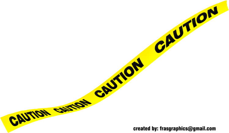 Caution Yellow Tape PNG