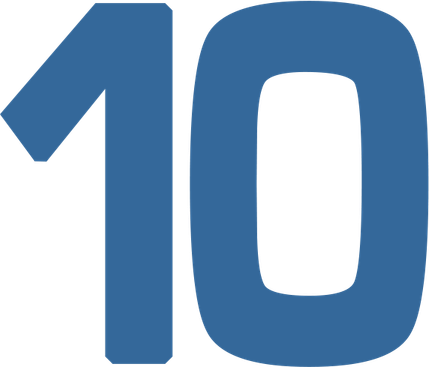 10 Number PNG