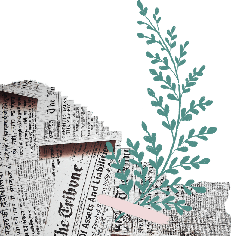 Aesthetic Newspaper PNG