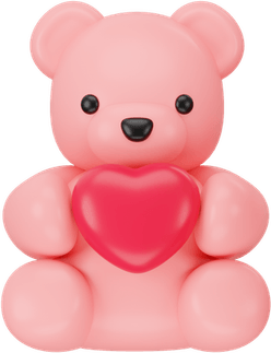 Teddy Bear With Balloon PNG