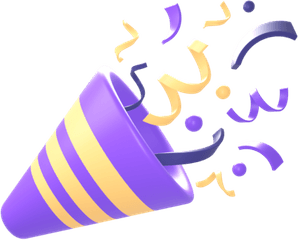 Purple Confetti PNG