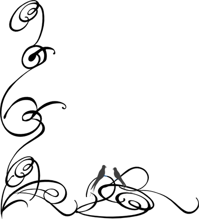 Line Corner Border PNG