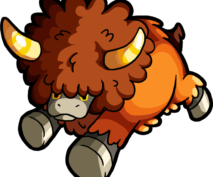Bouffalant Pokemon PNG