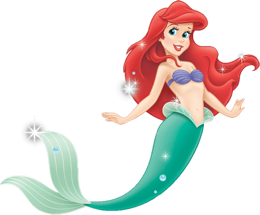 Sereia Ariel Baby PNG