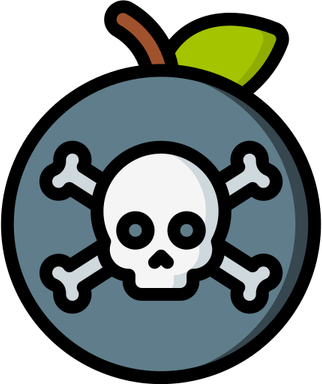 Fruit Skull PNG