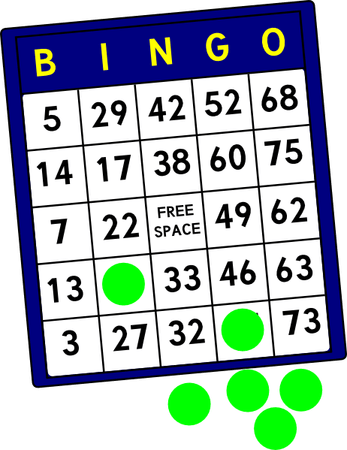 Bingo Card PNG