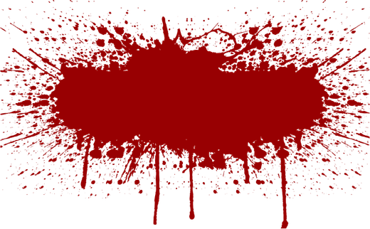 Red Liquid Splatter PNG