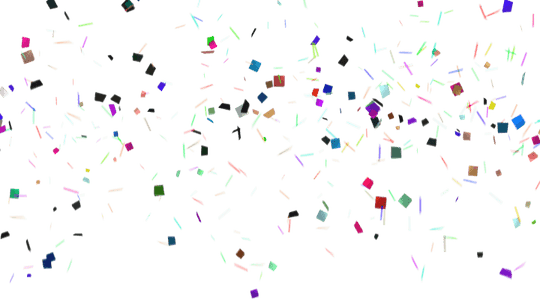 Exploding Confetti PNG
