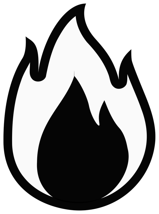 Stencil Fire PNG