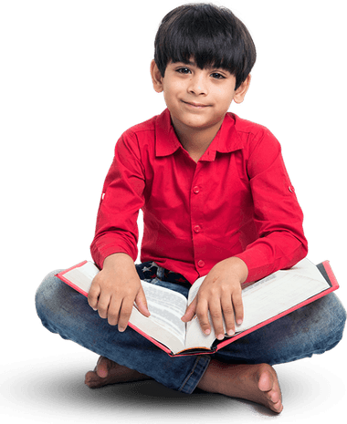 Kids Reading Book PNG
