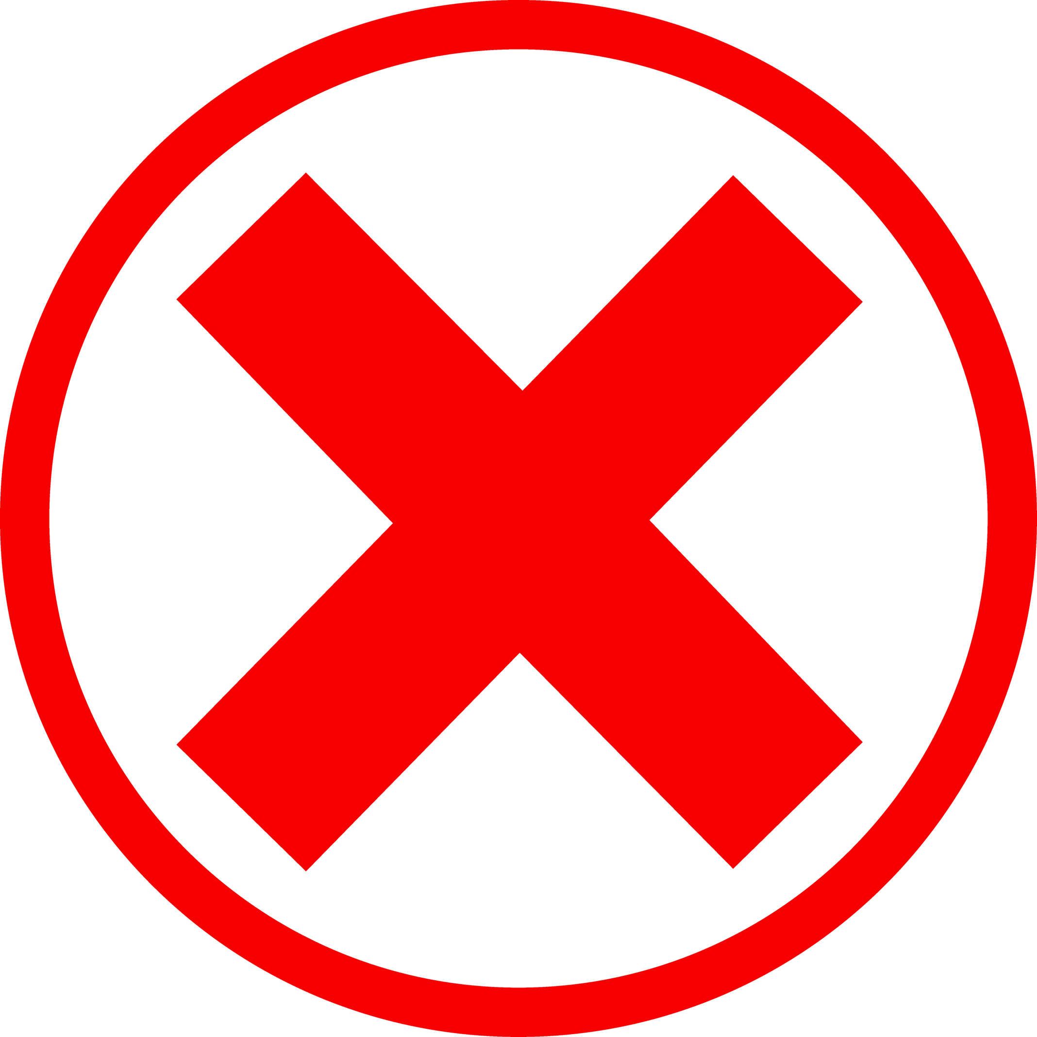 X Mark PNG