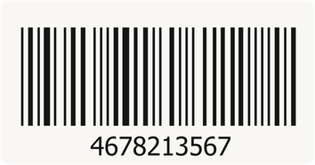 Barcode White PNG