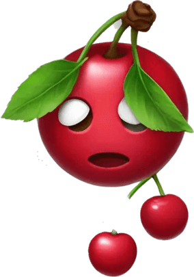 Cherry With Bow PNG