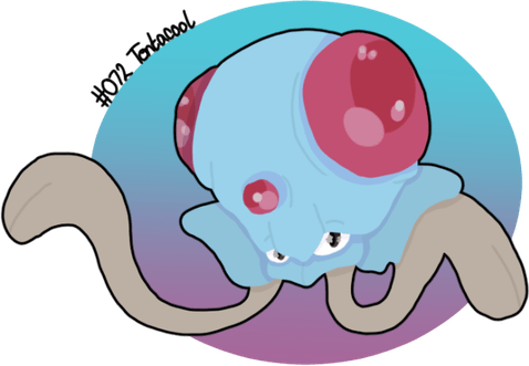 Tentacool Pokemon PNG