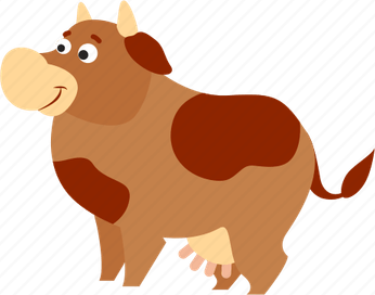 Cute Baby Cow PNG