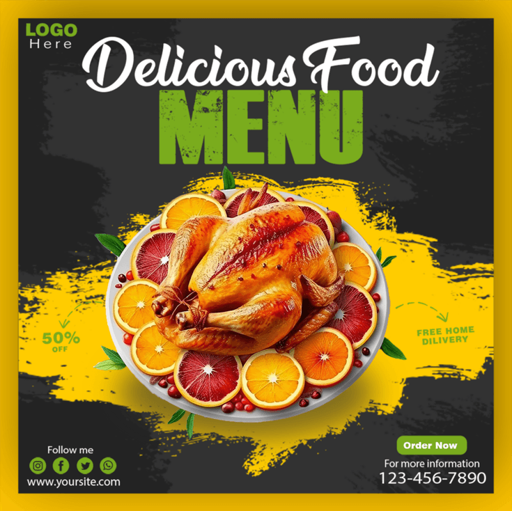 Restaurant Banner PNG