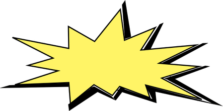 Bang Speech Bubble PNG