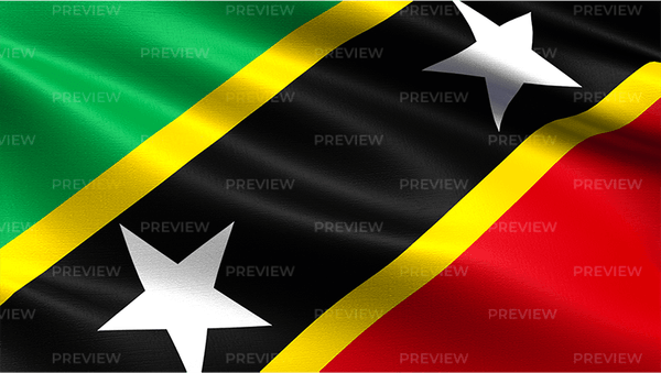 Saint Kitts And Nevis Flag PNG