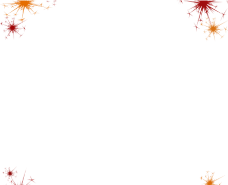 Fireworks Border PNG