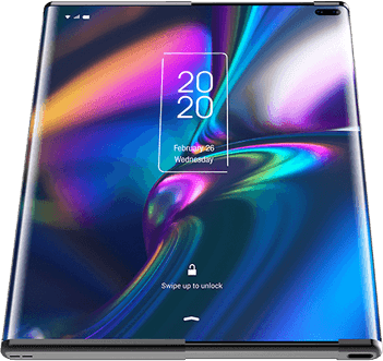 Samsung Rollable Phone PNG