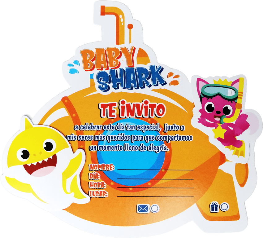 Baby Shark Nina PNG