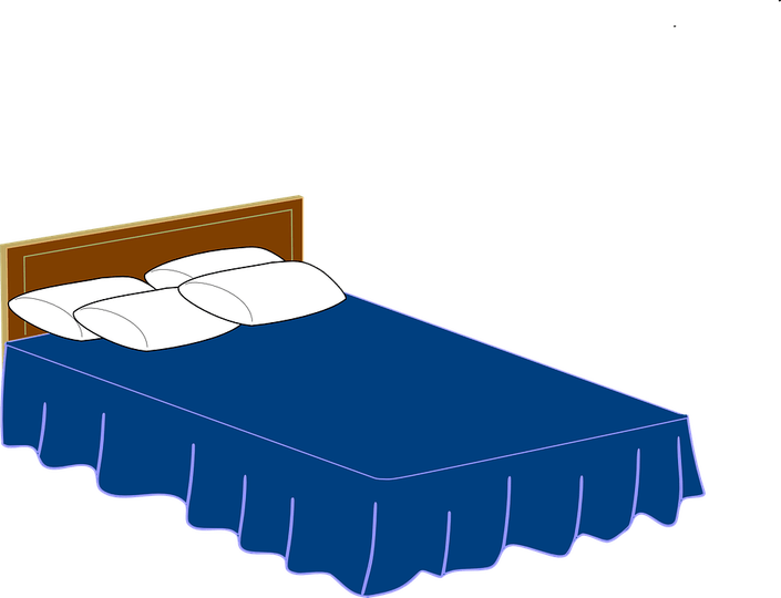 Classic Cartoon Bed PNG