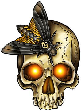 Skull Butterfly PNG