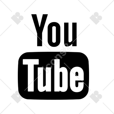 Black Youtube Logo PNG