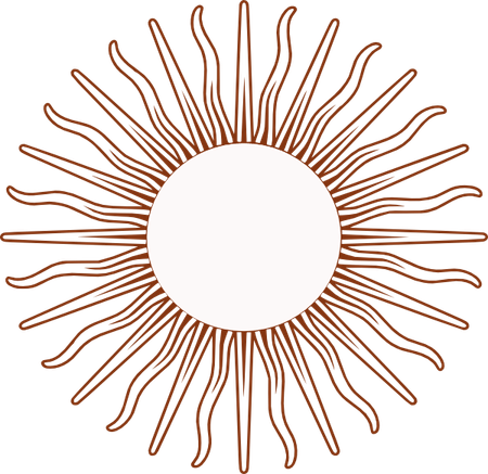 Argentina Sun PNG