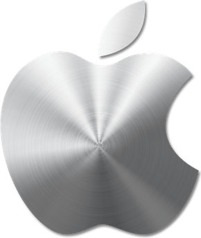 Apple Metal Logo PNG