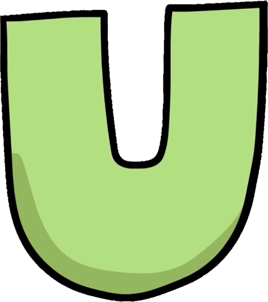 Alphabet Lore Letter U PNG
