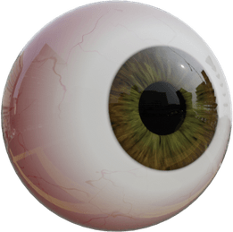 3d Eyeball PNG