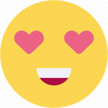 Iphone Heart Eyes Emoji PNG
