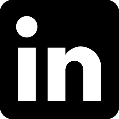 Linkedin Logo Black PNG